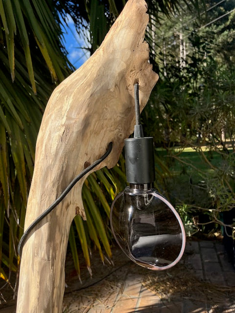 Lampe en bois – Luminaire déco naturelle fait main – Lampe artisanale