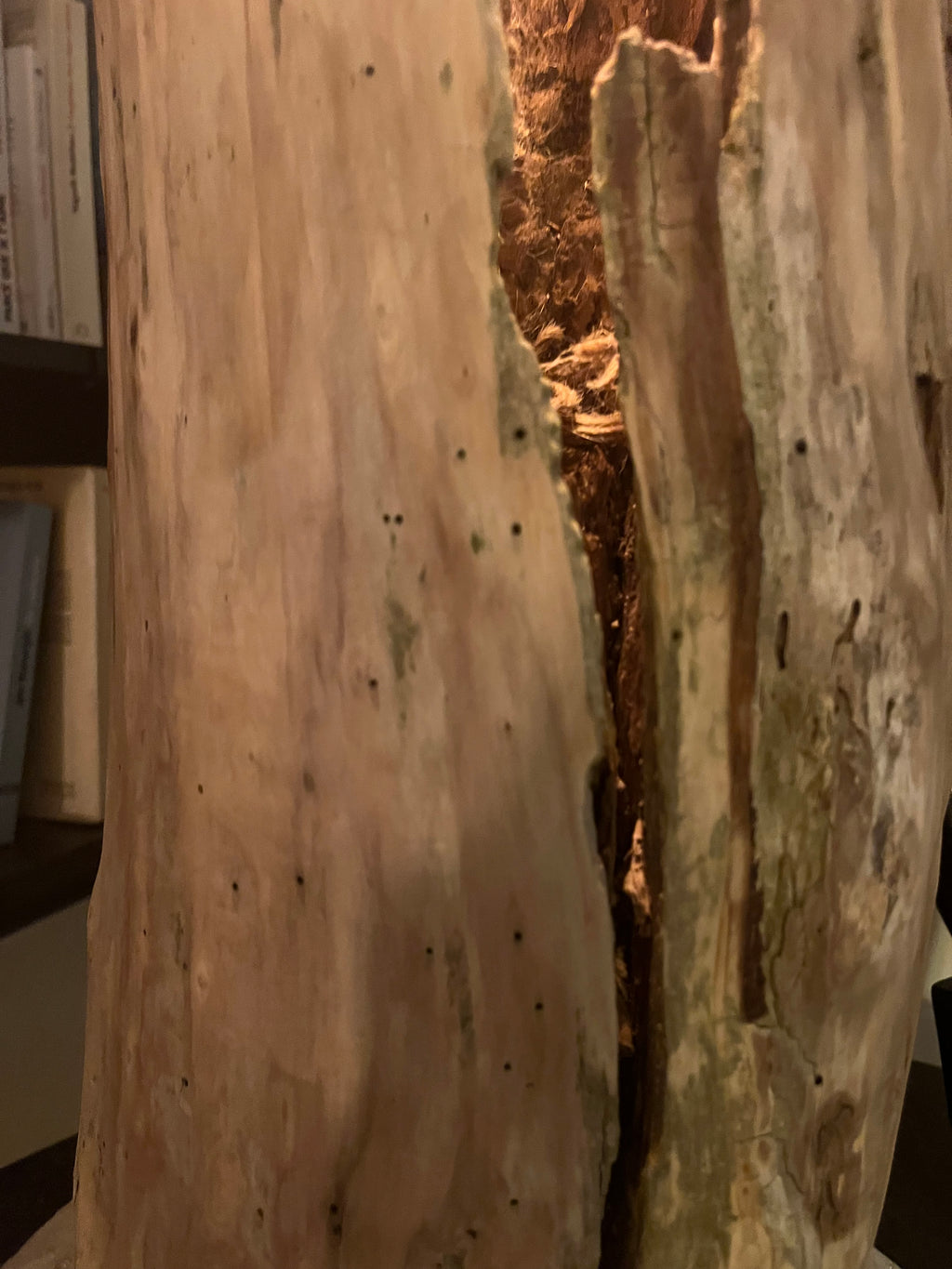 Lampadaire en bois artisanal – Luminaire naturel design