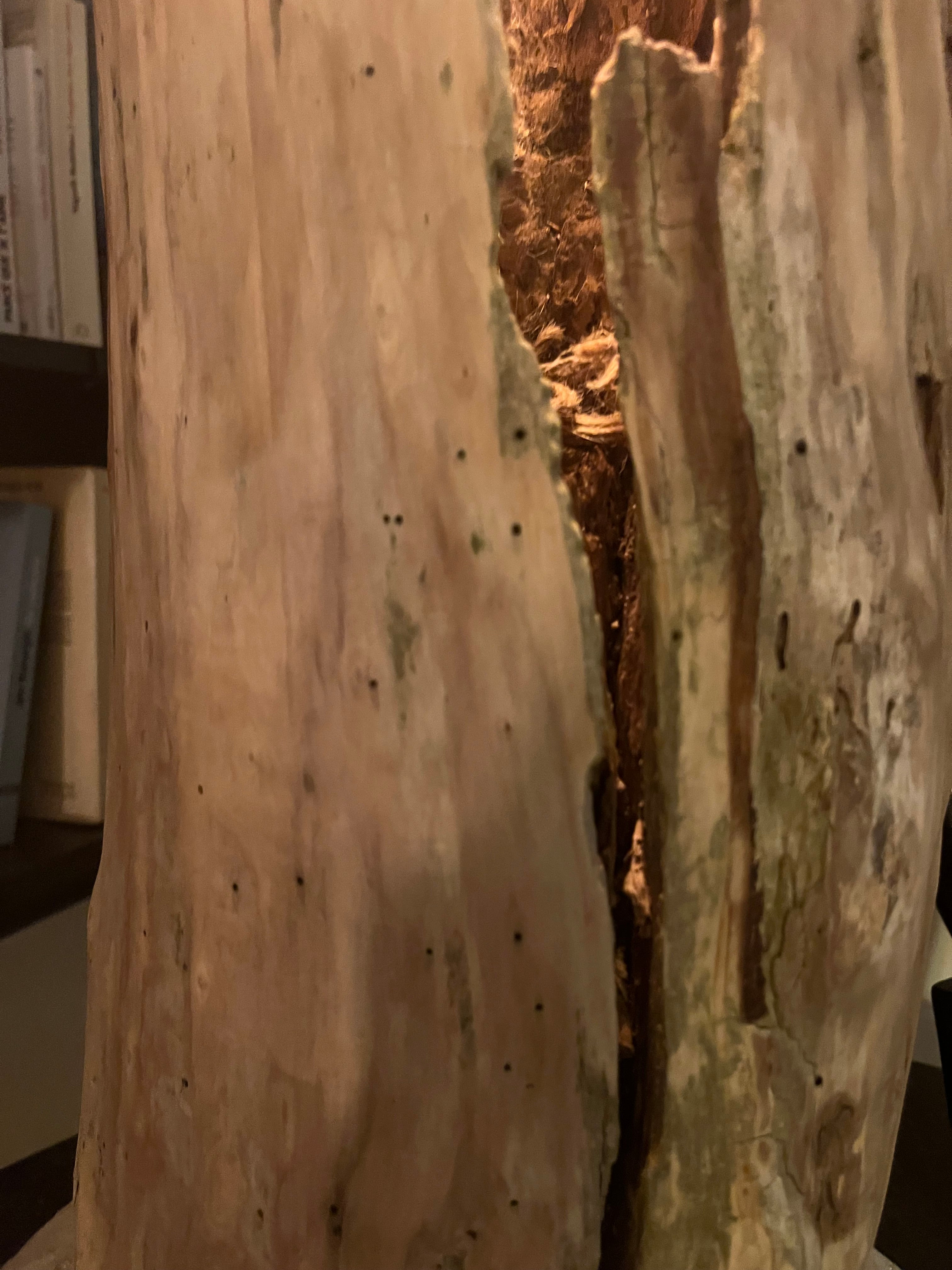 Lampadaire en bois artisanal – Luminaire naturel design